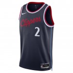 Maillot NBA Los Angeles Clippers Kawhi Leonard Nike 2024-25 Icon Edition Navy Swingman - Homme
